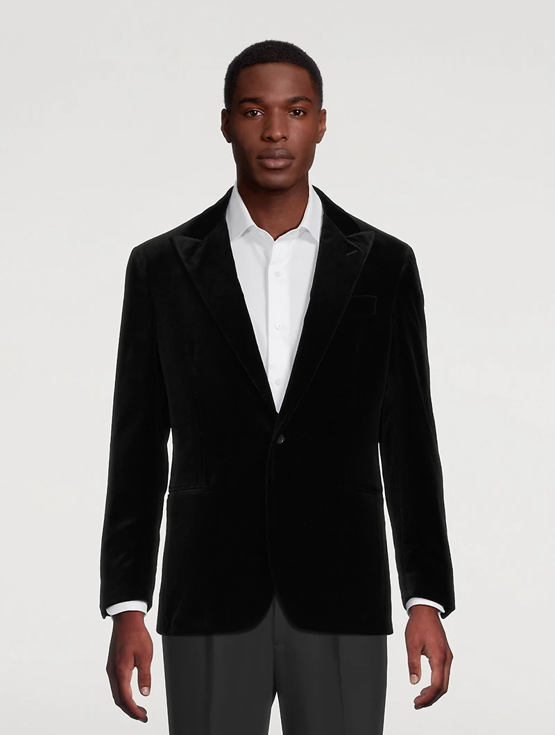 Velvet Tuxedo Jacket