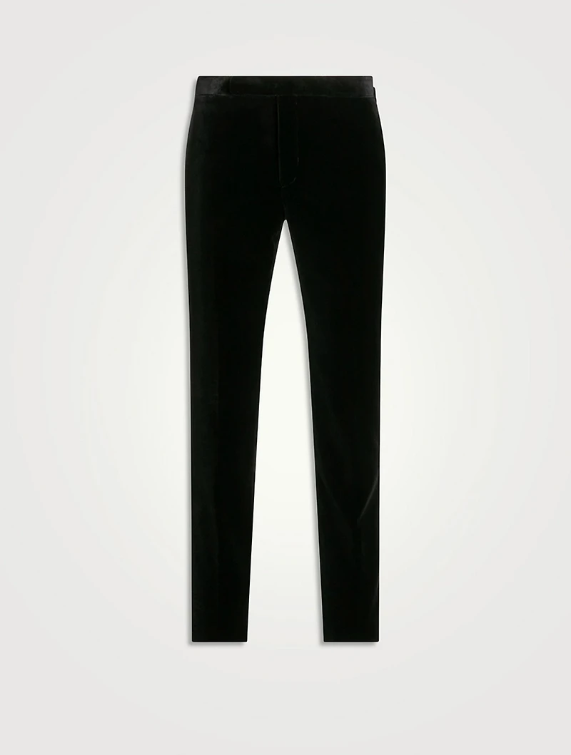 Velvet Tuxedo Pants