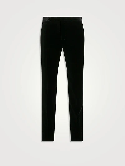 Velvet Tuxedo Pants