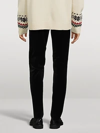 Velvet Tuxedo Pants