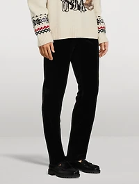 Velvet Tuxedo Pants