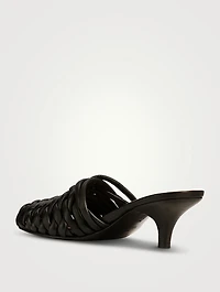Spilla Woven Leather Mules
