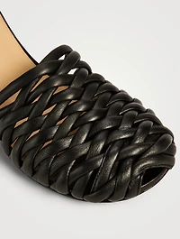 Spilla Woven Leather Mules
