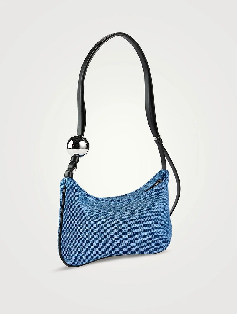 Le Bisou Perle Denim Shoulder Bag