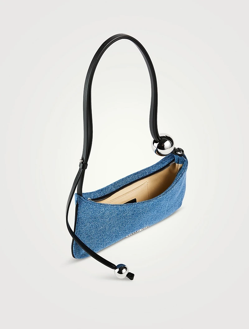 Le Bisou Perle Denim Shoulder Bag
