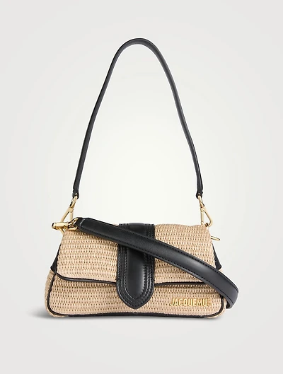 Le Petit Bambimou Padded Raffia Shoulder Bag