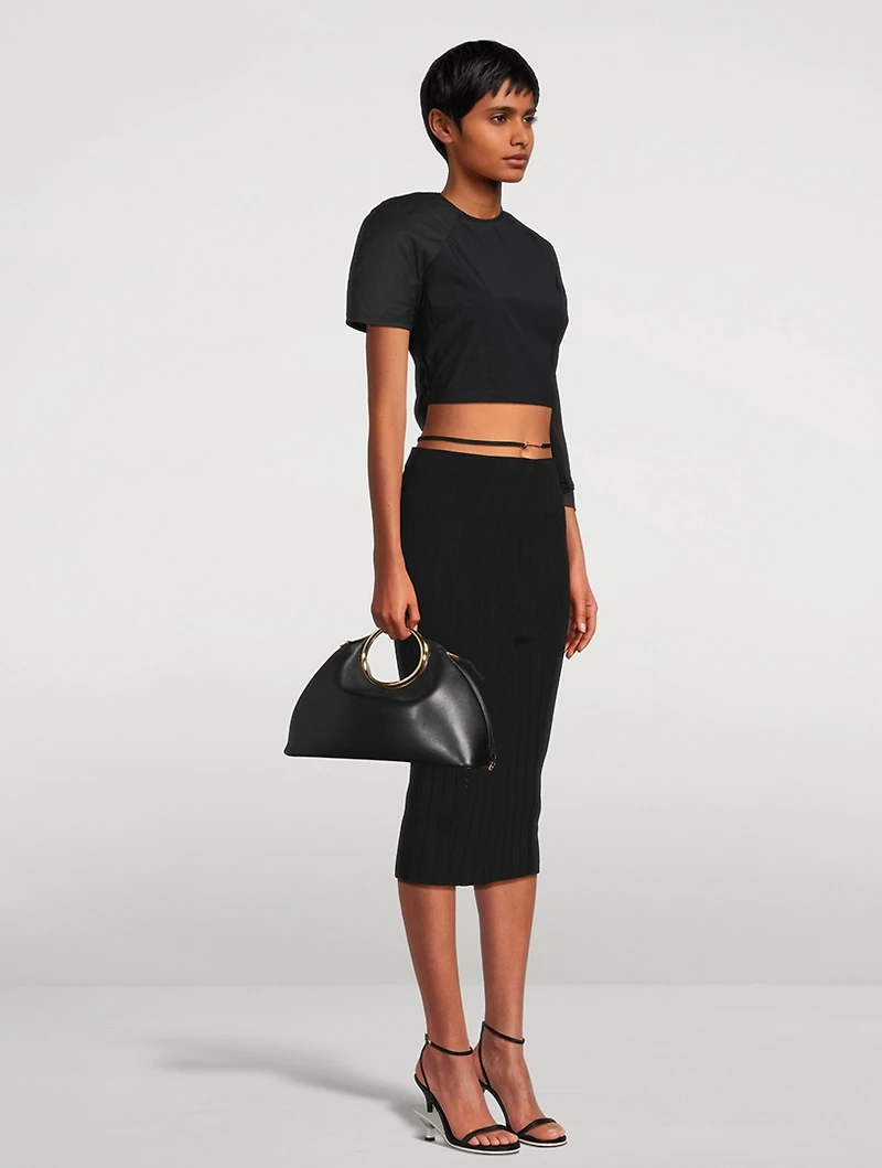 Le Calino Leather Clutch