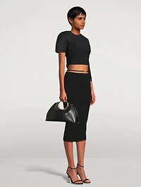 Le Calino Leather Clutch