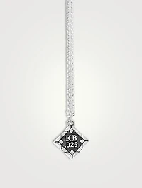 Silver 13 Pendant Necklace