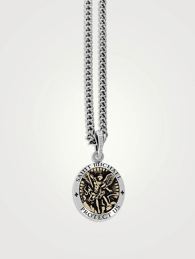 St. Michael Pendant Necklace