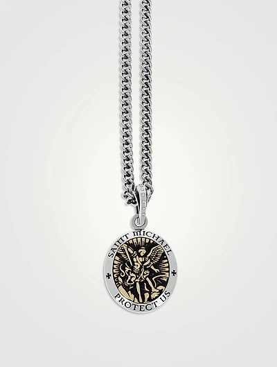 St. Michael Pendant Necklace