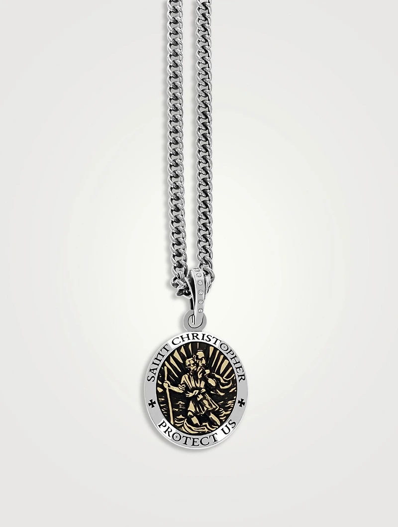 St. Christopher Pendant Necklace