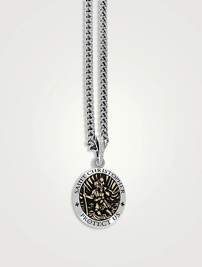St. Christopher Pendant Necklace
