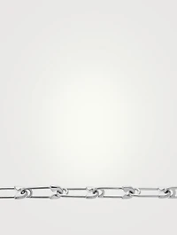 Silver Safety Pin Bracelet