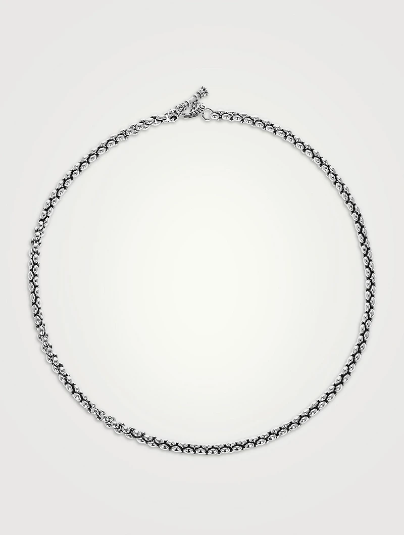 Silver Infinity Link Necklace