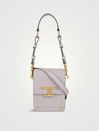 Micro T Timeless Leather Crossbody Phone Case