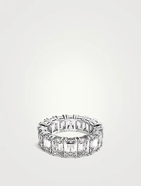 Vittore Rectangular Cut Eternity Band Ring