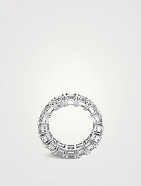Vittore Rectangular Cut Eternity Band Ring