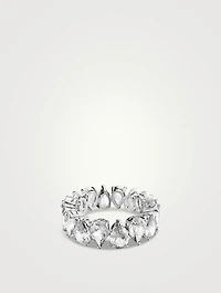 Vittore Pear Cut Eternity Band Ring