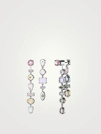 Gema Pastel Rainbow Drop Earrings