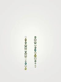 Gema Multi Stone Drop Earrings