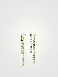 Gema Multi Stone Drop Earrings