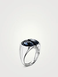 Lucent Half Cut Cocktail Ring