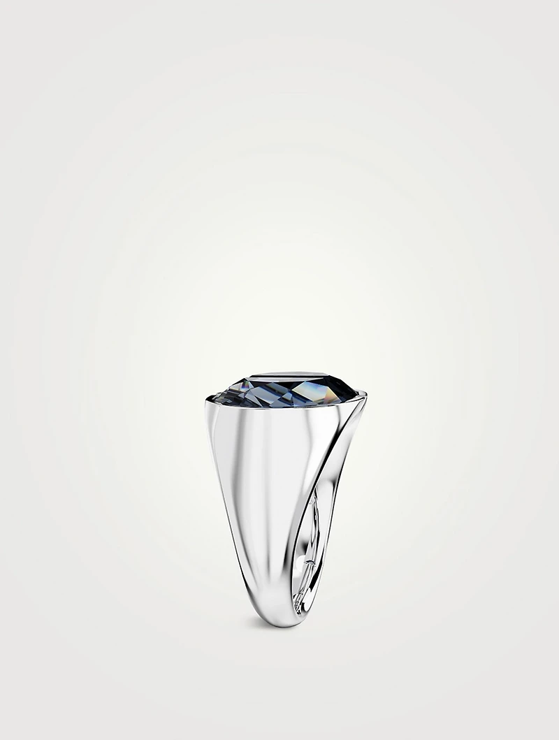 Lucent Half Cut Cocktail Ring