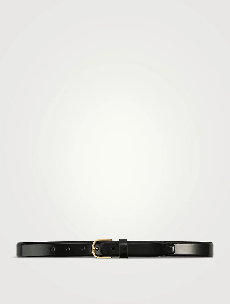 Slim Trouser Leather Belt