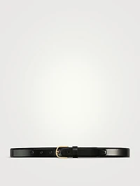 Slim Trouser Leather Belt