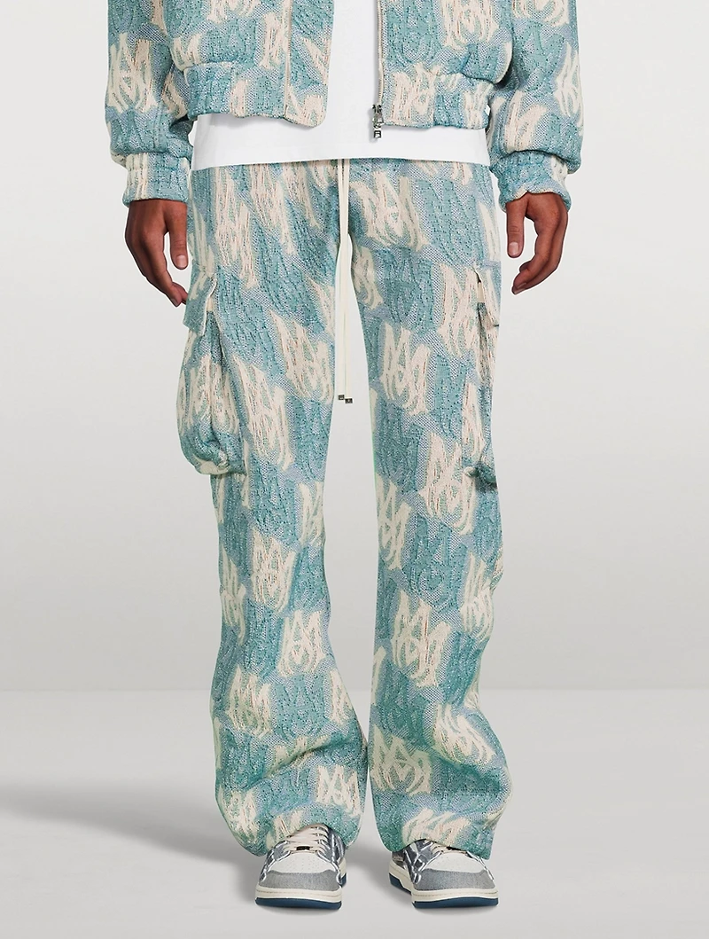 M.A. Tapestry Flared Cargo Pants
