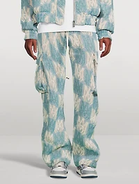 M.A. Tapestry Flared Cargo Pants