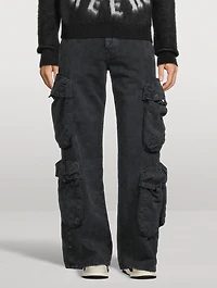 Paisley Utility Cargo Pants