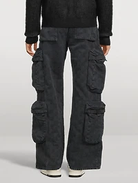 Paisley Utility Cargo Pants