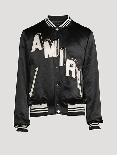 Satin Varsity Jacket