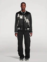 Satin Varsity Jacket