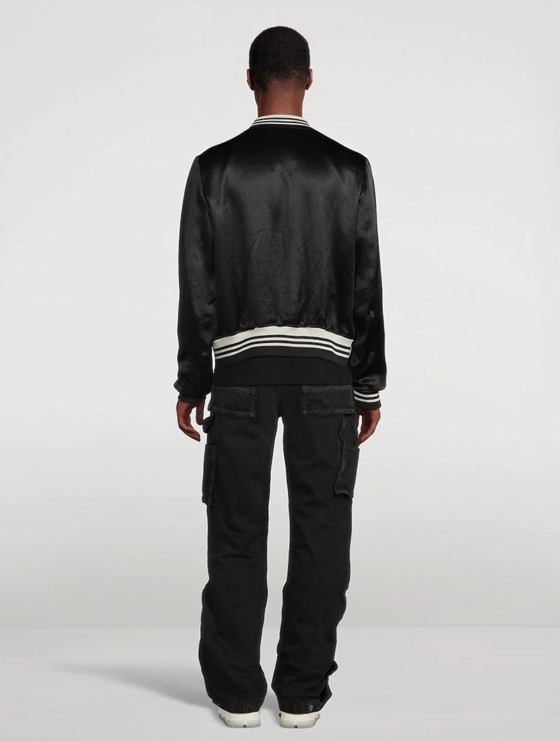 Satin Varsity Jacket