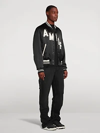 Satin Varsity Jacket