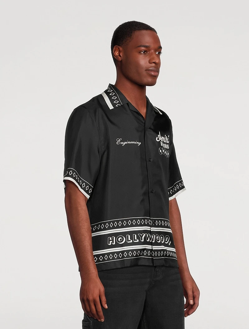 Silk Short-Sleeve Shirt