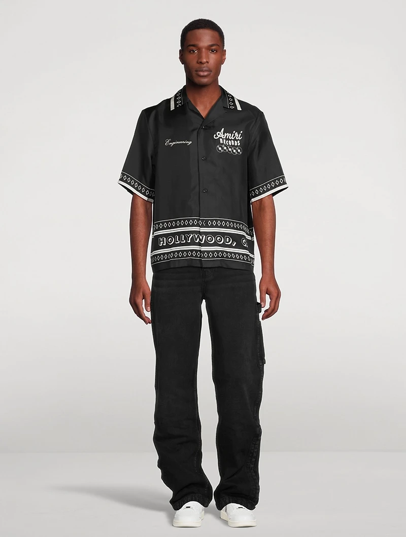 Silk Short-Sleeve Shirt