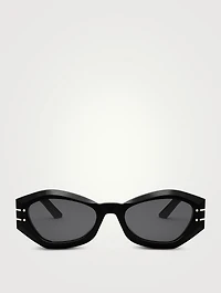 DiorSignature B1U Geometric Sunglasses