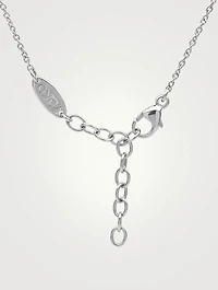 18K Gold Chain Bracelet With Pearls