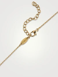 18K Gold Akoya Pearl And Diamond Necklace