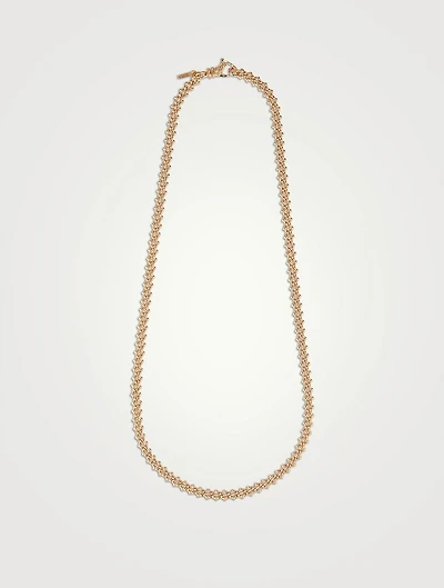Gold Minimal Knot Chain Necklace