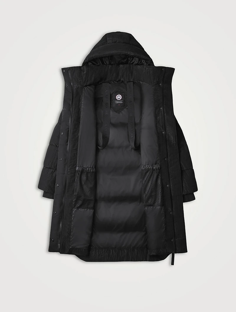 Byward Black Label Shiny Crinkle Down Parka
