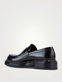 Rockstud M-Way Leather Loafers