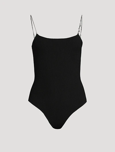 Virgee Chain Strap Bodysuit