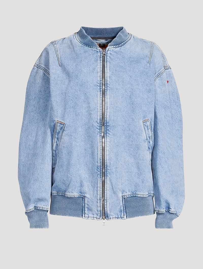 D-Vinz Denim Bomber Jacket
