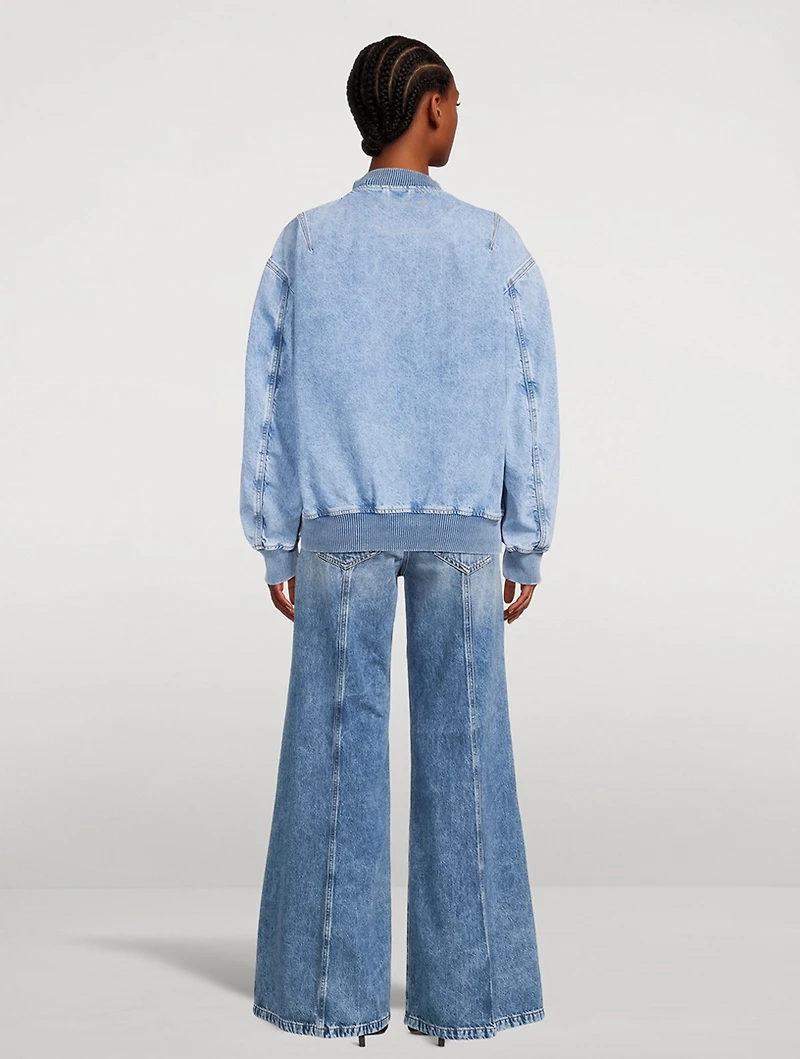 D-Vinz Denim Bomber Jacket