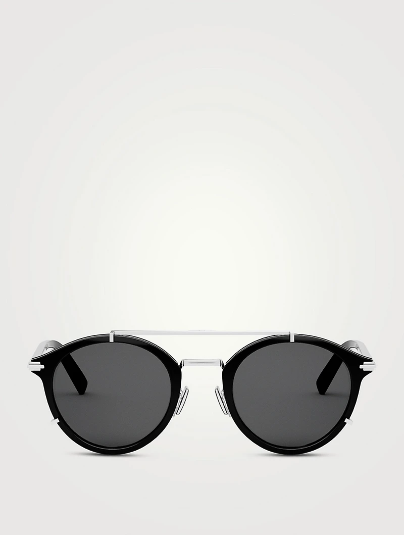 DiorBlackSuit R7U Round Sunglasses
